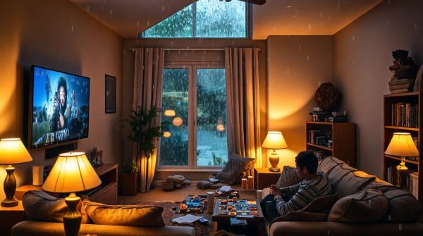 Unterhaltsame indoor-Aktivitäten für Singles an Regentagen